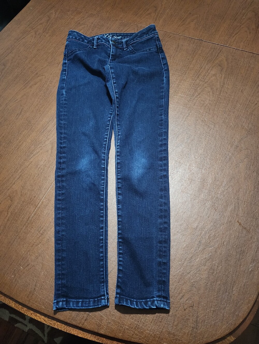Victoria's Secret Dark Blue Skinny Jeans - Picture 4 of 9